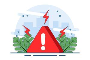Warning signs and symbols concept, Danger and warning signs, Attention, System error, Website is temporarily unavailable, web is not working. warning and error, User warning page is not available. vector
