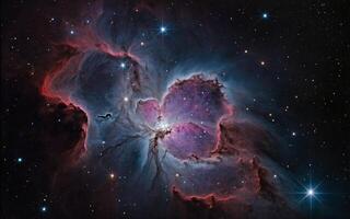 The orion nebula, taken by nasa's hubble space telescope photo