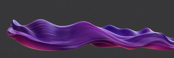 3d rendering of a wave photo