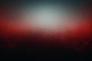 A red and black background with a white light photo