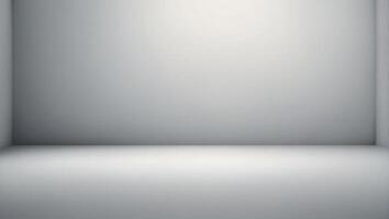 Empty room with white walls and a light photo