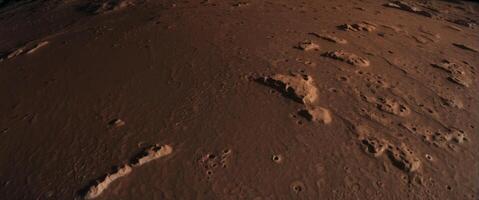 The surface of mars is shown in this image photo