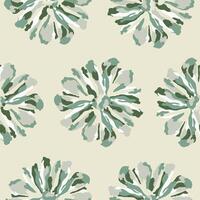 Textured flower motif illustration seamless repeat pattern digital artwork vector