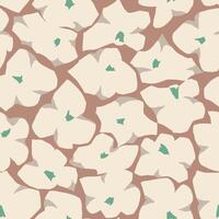 Simple flower illustration seamless repeat pattern digital artwork vector
