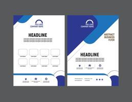 Abstract Business Flyer Design Template vector