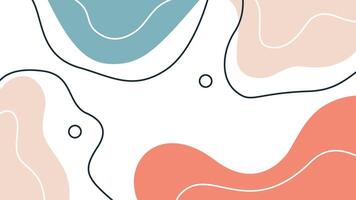 A colorful abstract background with waves and shapes vector