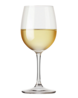 A delicate glass of light yellow white wine inviting a moment of leisure and enjoyment png