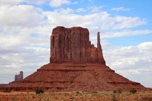 Monument Valley USA. Photo in sunny weather