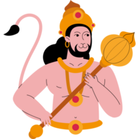 cartoon lord hanuman is god png