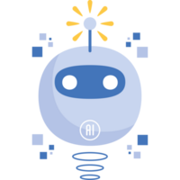artificial inteligência inteligente robô png