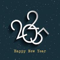 Happy New Year background with text design vector