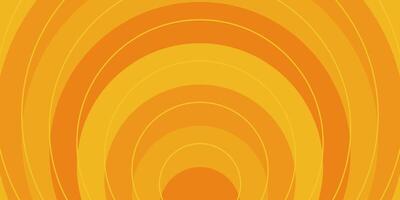 orange abstract background with circle pattern. vector