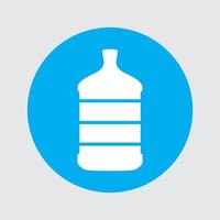 Drinking water gallon icon for button vector