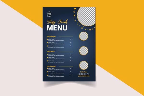 SIMPLE FOOD MENU DESIGN