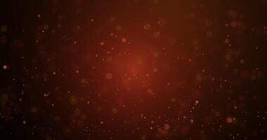 Red luxury bokeh on particles floating in the air. Dust and glitter particles backgrounds. Black backgrounds , Use blending mode screen. Loop Animation video