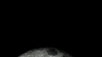 Full Moon Rise From The Bottom On Black Background Night Sky Of London video