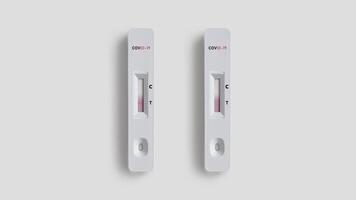 Quick diagnostic test units for covid with different results video