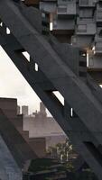 A towering skyscraper with a multitude of windows video