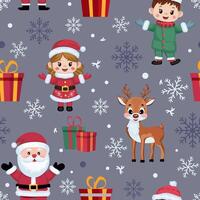 Christmas print Simple seamless template for wrapping paper vector