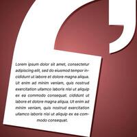 Client Testimonial Design with modern design vector