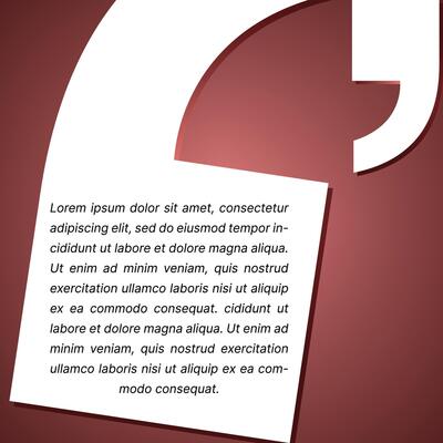 Client Testimonial Design with modern design