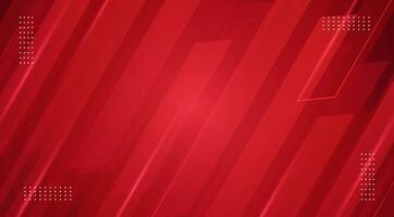 Red Modern geometric shapes background. Gradient abstract banner. Template for landing page design or website background vector