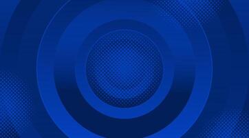 Blue modern abstract round background. for banner background design vector