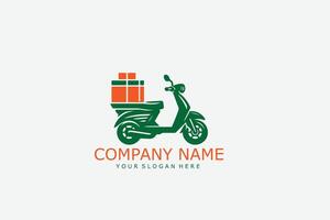 Logo design for a delivery service vector