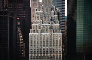 A tall building with a clock on it photo