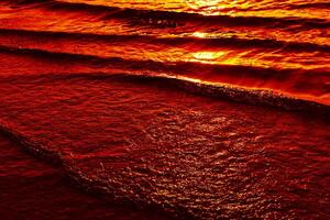 A person on a surfboard in the ocean photo