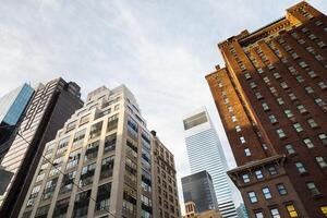 A tall building with a clock on it photo