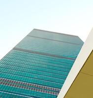 A tall building with a clock on it photo