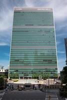 A large building with many windows photo