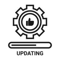 Software Update Updating Icon vector