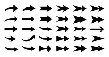 Black Rotating Arrows vector
