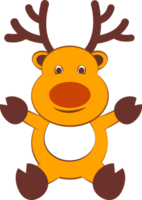reindeer cartoon design png