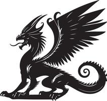 Flames in Flight The Draconic Shadow vector