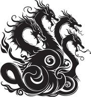 Echoes of the Hydra Shadows in the Mist vector