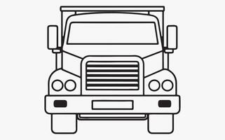 Abstract Car Line Illustrations icon vector