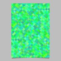 Modern trendy square page template design - abstract stationery vector
