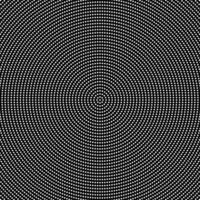 Round abstract black and white circular square pattern background vector