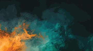 A smooth gradient of colors from teal to orange vector