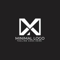 Sleek and Minimalist X Logo Design vector
