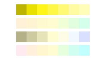 Cream color palette. Mono, analogous, complementary, triad color. Color palette for ui ux design. Abstract illustration for your graphic design vector