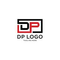 Initial DP PD Letter Logo Design Template. Monogram and Creative Alphabet D P Letters icon Illustration. vector