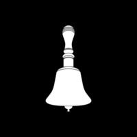 Silhouette of the Hand Ringing Bell, Flat Style, can use for Pictogram, Apps, Website, Logo, Art Illustration, of Graphic Design Element vector