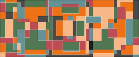 an abstract painting with squares and rectangles vector