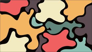 a colorful abstract pattern with many different shapes vector