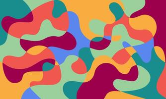 a colorful abstract background with many shapes vector