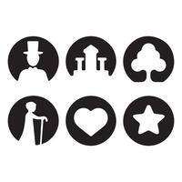 art icon Graphics for apps, websites, and illustrations design vector